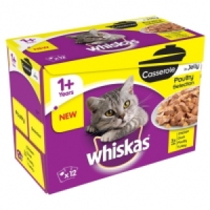 Whiskas Casserole Cat Food - Poultry Selection 12pk