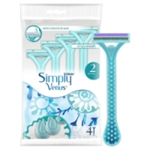 Gillette Simply Venus 2 Disposable Razors 4pk