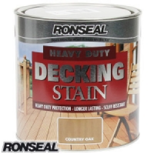 Ronseal Heavy Duty Decking Stain: Country Oak £8.99