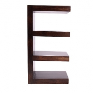 Mango wood open shelving unit £180.00