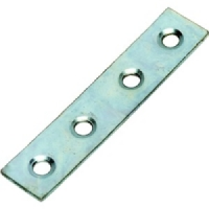 Wickes Zinc Plated Mending Plate 76mm Pack 4 £3.18
