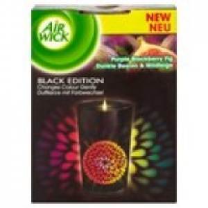 Airwick Colour Changing Candle Purple Blackbe