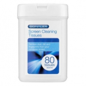 Signalex Cleaning Screen Tissues 80 Pack £1.00