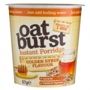 Oatburst Instant Porridge Golden Syrup 57g £1.00