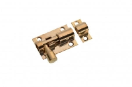 Wickes Barrel Bolt Polished Brass Finish 38mm &pound;1.99