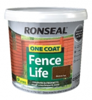 Ronseal One Coat Fencelife Medium Oak 9L £12.99
