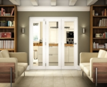 Wickes Belgrave Internal Folding 3 Door Set White Pre-finish &pound;1,199.00