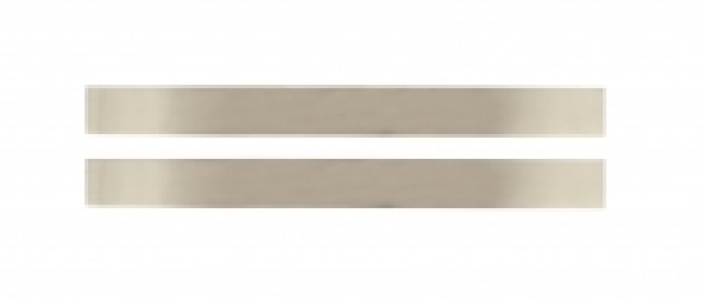Wickes Chunky Square Handles Brushed Nickel Finish 224mm 2 P £12.59