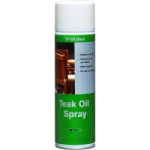 Wickes Teak Oil Aerosol 500ml Clear &pound;3.99