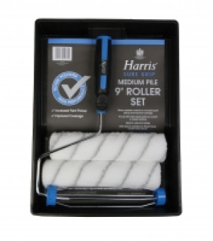 Harris Sure Grip Twin Sleeve Woven Roller Set 9in &pound;6.29