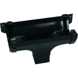 Wickes Black Squareline Gutter Running Outlet £2.79
