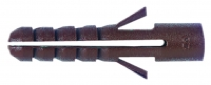 Fischer Brown Plastic Wallplugs 7mm + Screws Pack of 400 £10.99