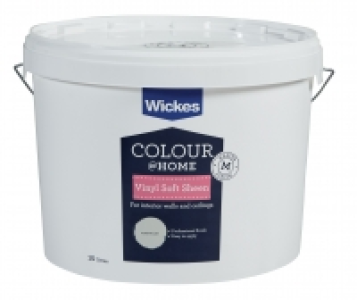 Wickes Colour @ Home Vinyl Soft Sheen Emulsion Paint Magnoli