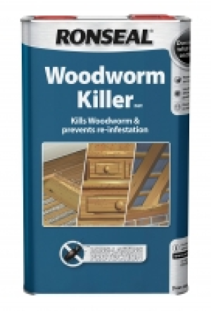 Ronseal Woodworm Killer Interior/Exterior Wood Treatment 1L