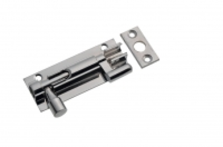 Wickes Necked Barrel Bolt Chrome Finish 63mm