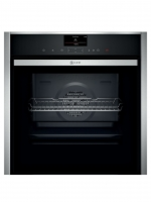 Neff B57VS24N0B Single Multi Function Steam Oven Black With