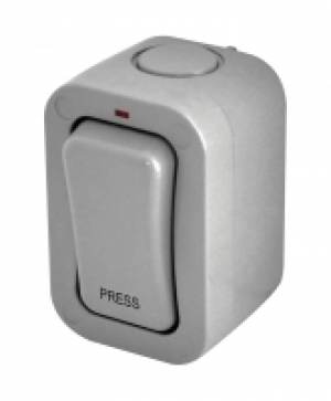 Masterplug IP66 20A Press Switch 1 Gang 1 Way WP14S £9.75