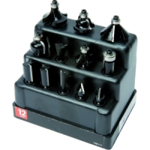 Wickes Router Bit Set 1/4in Pack 12 £14.99