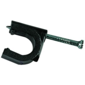 Wickes Exterior Cable Clips Black 11mm 50 Pack £1.99