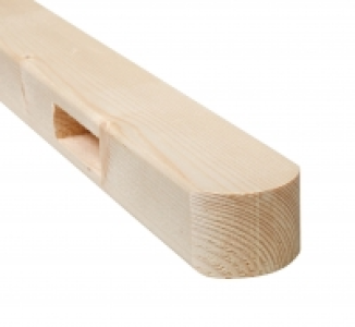 Wickes Curved Top Softwood Post 60 x 60 x 1.65m &pound;6.59
