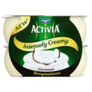 Activia Intensely Creamy Coconut Yogurts