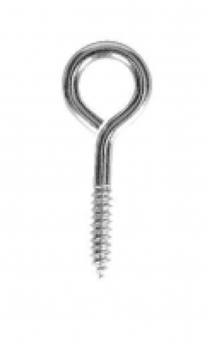 Wickes Screw Eyes Zinc Plated 55mm 10 Pack