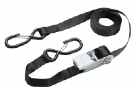 Master Lock Single Pack Ratchet Tie Down with S Hooks 5m - C