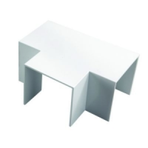Wickes Maxi Trunking Flat Tee White 50x90x70mm £7.59
