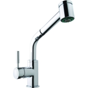 Wickes Agra Pull Out Mono Mixer Kitchen Sink Tap Chrome