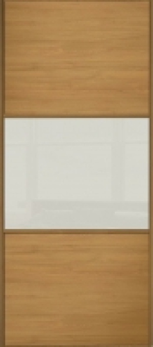 Wickes Sliding Wardrobe Door Wideline Oak Panel & Soft White £103.20