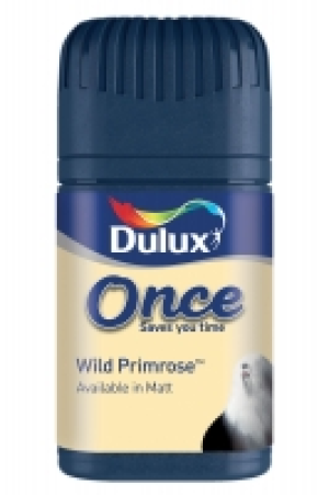 Dulux Once Tester Wild Primrose 50ml &pound;1.49