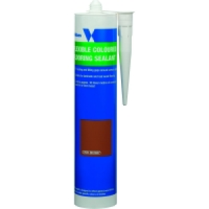 Wickes Flexible Flooring Sealant Dark Brown 310ml
