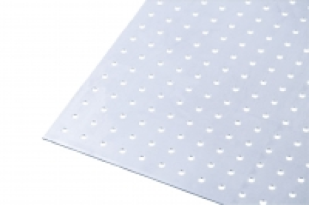 Wickes Metal Sheet Perforated Round Hole 4.5mm Galvanised St