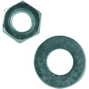Wickes Nuts & Washers M10 Pack 10