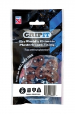 GripIt 20mm Plasterboard Fixing M6 x 30mm Pack of 8
