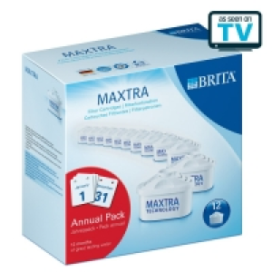 Brita Maxtra Cartridges Annual Supply 12 Pack £32.99