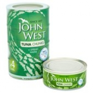 John West Tuna Chunks in Spring Water £5.00