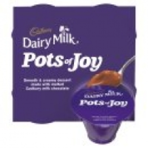 Pots of Joy Dairy Milk Desserts £1.00