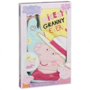Peppa Pig Granny Pig Apron & Oven Glove Set - Nicest Granny  £3.99