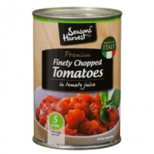 Seasons Harvest Premium Finely Chopped Tomatoes 400g
