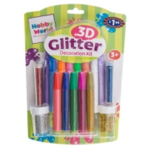 Hobby World 3D Glitter Decoration Kit