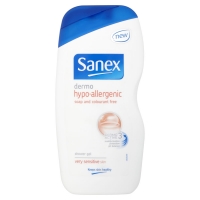 Wilko  Sanex Shower Gel Hypo Allergenic Very Sensitive Skin 500ml