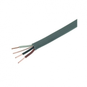 Wickes 3 Core and Earth Cable 1.5mm x 7.5m Grey