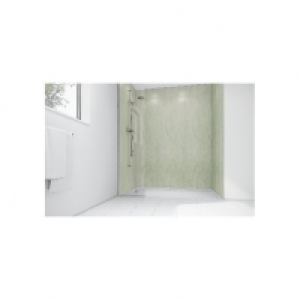Wickes Mint Marble Laminate 1700x900mm 3 sided Shower Panel