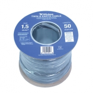 Wickes Twin and Earth Cable 1.5mm x 50m 6242YH £24.99