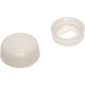 Wickes White Plastic Screw Cover Caps Pack 10 &pound;2.29
