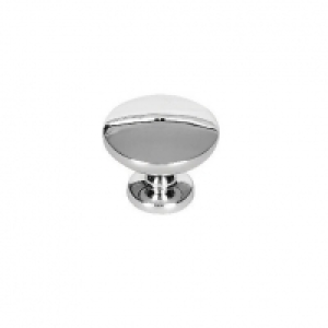 Wickes Victorian Knobs Polished Chrome Finish 30mm 6 Pack