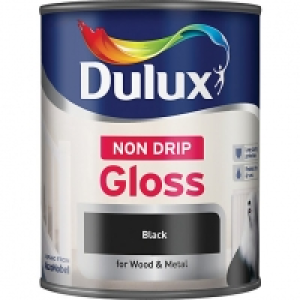 Dulux Non Drip Gloss Black 750ml £17.99