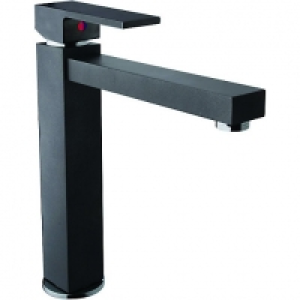 Wickes Clear Mono Mixer Kitchen Sink Tap Metalic Black