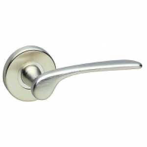 Urfic Como Lever On Rose Satin Nickel
